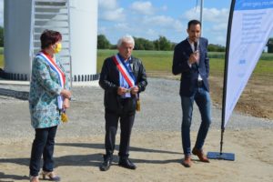 inauguration du parc éolien de Buléon