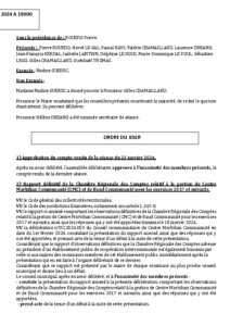 Conseil Municipal du 26 février 2024